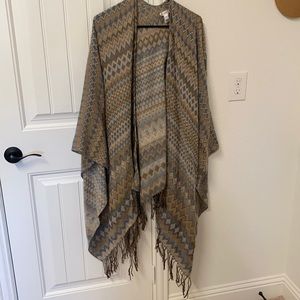 Aztec poncho